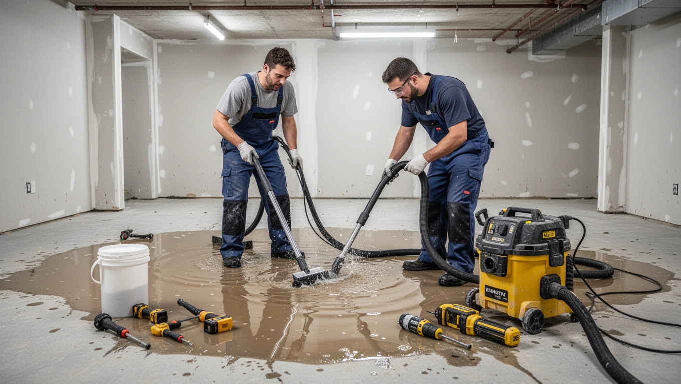 Basement Flood Cleanup